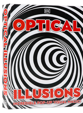 DK精品 视觉魔术英文原版 Optical Illusions 视错觉知识科普儿童谜题互动解谜游戏立体图画书立体视觉错觉 儿童课外探索读物