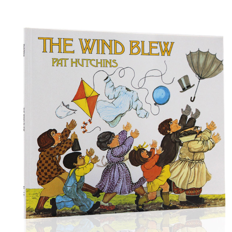 绘本 the wind blew 风吹起来 凯特·格林纳威奖 启蒙早教英语训练