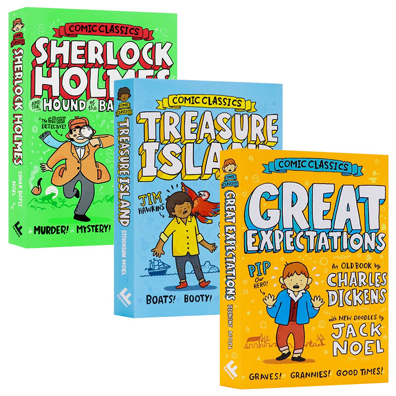 经典漫画3册金银岛远大前程