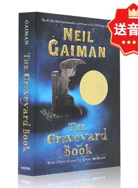 坟场之书 The Graveyard Book 纽伯瑞金奖 英文原版小说 Neil Gaiman 尼尔盖曼  儿童英文原版书籍文学小说
