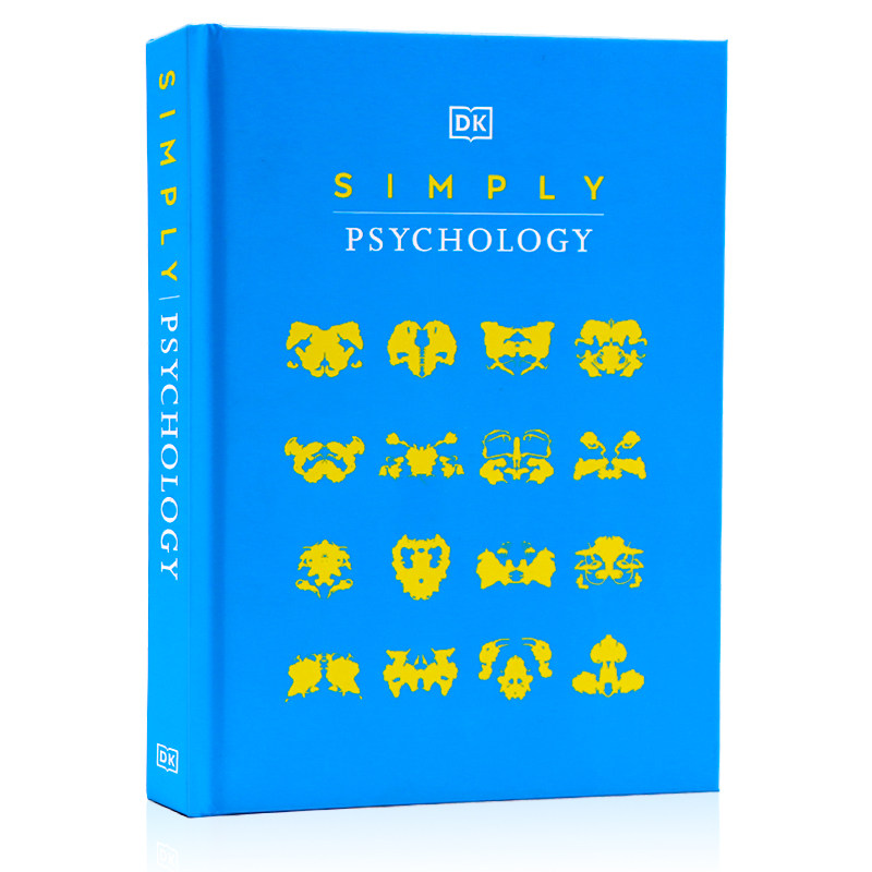进口英文原版 DK Simply Psychology 简单的心理学 心理学图解百科全书 心理学理论行为疗法学习指南精装全彩插图视觉图解科普系列