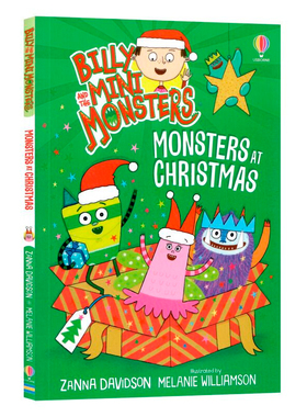 比利和迷你怪物 英文原版绘本 圣诞节的怪物们 Billy and the Mini Monsters Monsters At Christmas 儿童幽默桥梁章节书全彩平装