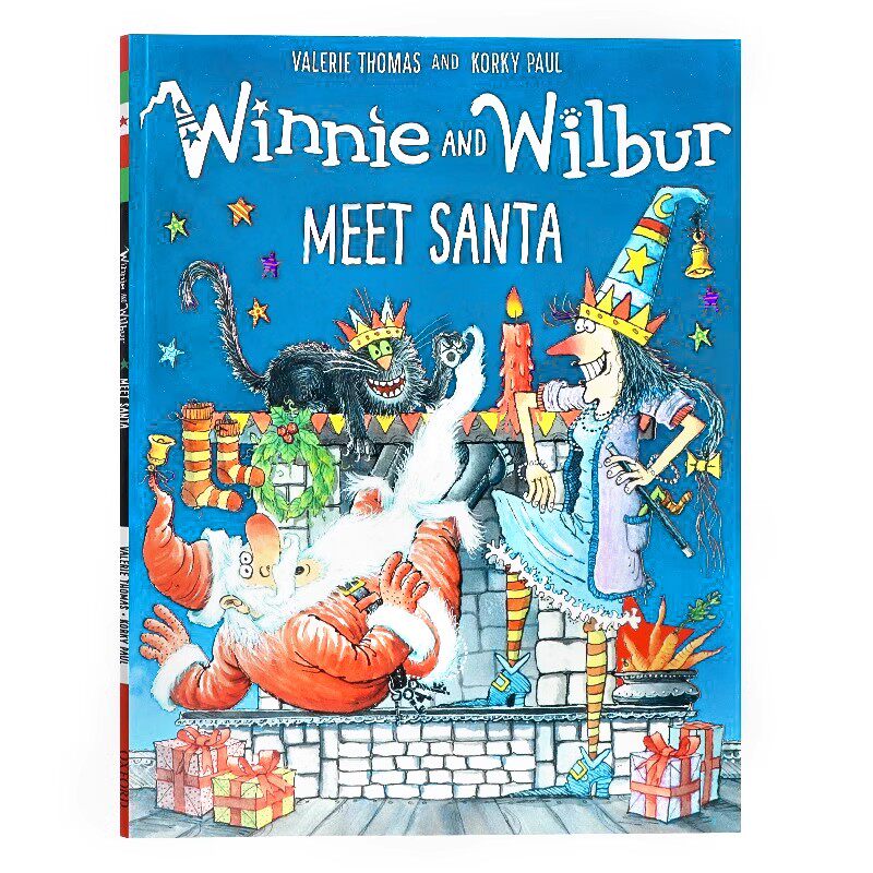 女巫温妮绘本系列 Winnie and Wilbur Meet Santa 英文原版绘本 遇见圣诞老人 吴敏兰书单温妮女巫魔法绘本图画书平装 牛津出版社