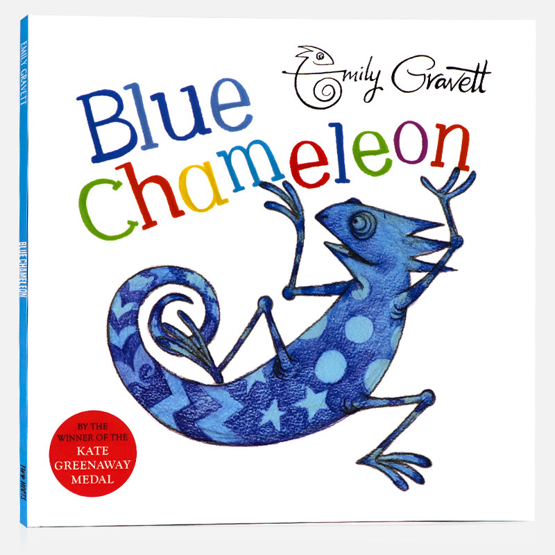 蓝色变色龙 blue chameleon 获奖名家emily gravett埃米莉格雷维特