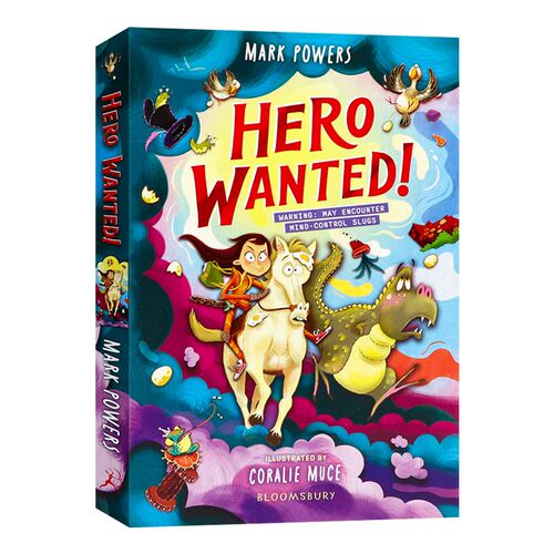 英雄征集令 英文原版 Hero Wanted 英式幽默奇幻冒险小说 青少年英语课外阅读 儿童文学故事书 中小学英语拓展读物 平装