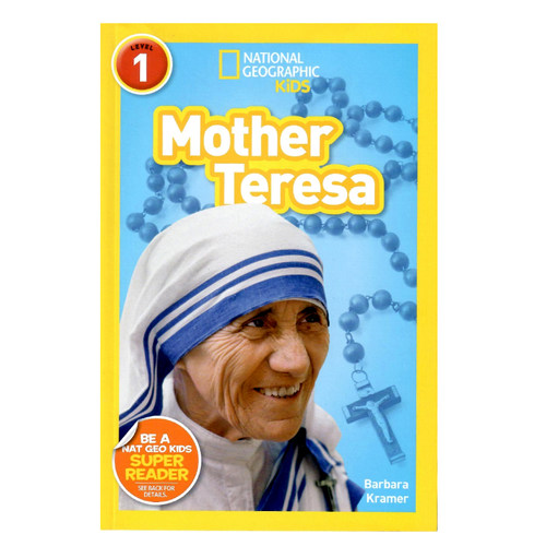 进口英文原版绘本 National Geographic Kids Level 1 : Mother Teresa 特蕾莎修女 国家地理分级阅读读物一阶段 全彩儿童英语启蒙