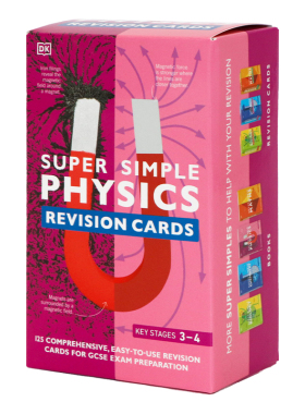 DK 超级简单复习卡 物理 英文原版 Super Simple Physics Revision Cards Key 词卡 巩固学科知识复习卡片  儿童课外读物