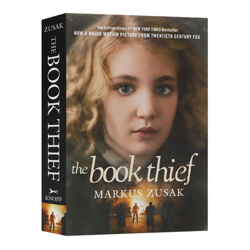 进口英文原版 The Book Thief 偷书贼 电影原著长篇小说书 电影封面版 Markus Zusak 马库斯·苏萨克