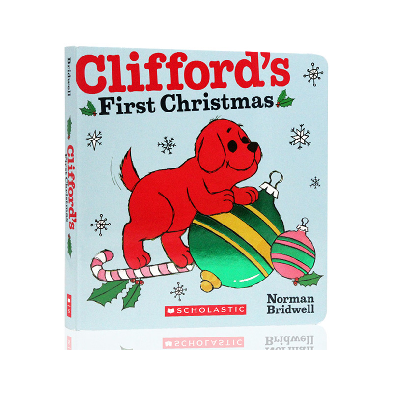 进口英文原版正版 绘本CLIFFORD'S FIRST CHRISTMAS 大红狗克利弗德圣诞节 英文儿童书适合0-3岁