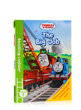 进口英文原版正版绘本 托马斯和朋友们Thomas Friends:The Big Job托马斯分级阅读入门级Reading Ladder Level 1 英语故事图画书