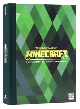 我的世界编年史 英文原版 The World of Minecraft 游戏周边书探索电子游戏历史故事画册精装大开进口书籍HarperCollins出版
