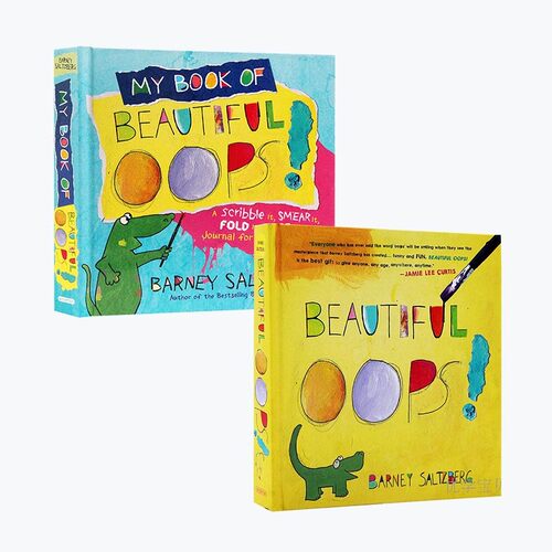 美丽的错误绘本 我的美丽之书 My Book of Beautiful Oops 英文原版绘本 启蒙儿童精装启蒙图画书 翻翻书 洞洞书 美国教育出版奖