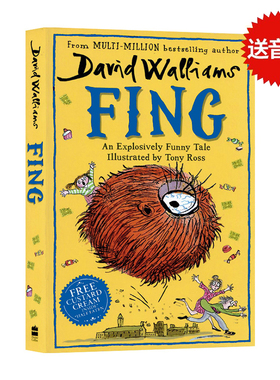 英文原版正版 Fing 毛球怪儿童幽默成长插图文学小说书课外阅读大卫少年幽默系列罗尔德达尔继承人David Walliams大卫威廉姆斯