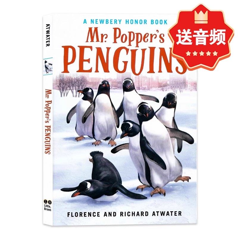进口英文原版正版 波普先生的企鹅 Mr. Popper's Penguins 纽伯瑞儿童文学奖银奖 国际大奖小说 理查德阿特沃特 Richard Atwater