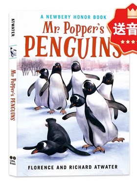 进口英文原版正版 波普先生的企鹅 Mr. Popper's Penguins 纽伯瑞儿童文学奖银奖 国际大奖小说 理查德阿特沃特 Richard Atwater