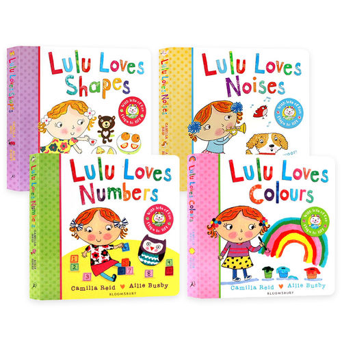 Lulu绘本系列4册合售英文原版