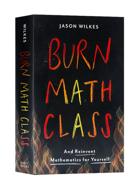 Burn Math Class 燃烧吧 数学课 英文原版 进口图书 Jason Wilkes 社会科学 Basic Books 从头开始学习数学 数学创造冒险 精装