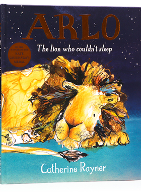 失眠的狮子阿洛 英文原版绘本 Arlo The Lion Who Couldn't Sleep 获奖名家 Catherine Rayner 哈里的大脚同作者 儿童睡前读物精装