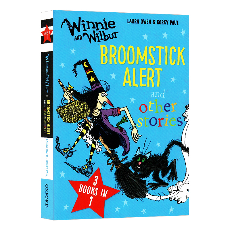 牛津精品读物 女巫温妮系列扫帚警报 英文原版读物WINNIE & WILBUR: BROOMSTICK ALERT 吴敏兰书单温妮女巫魔法读物