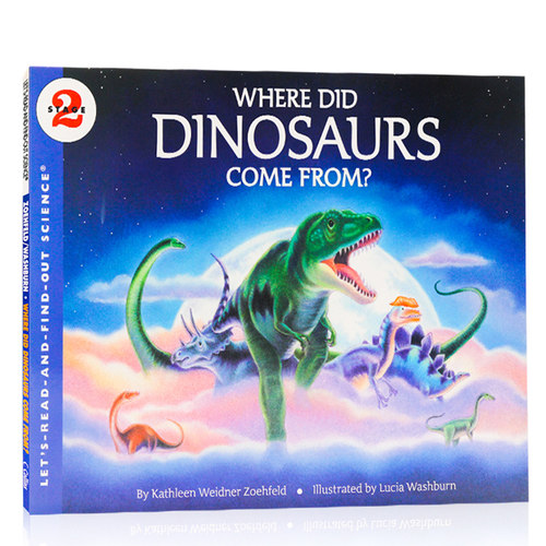 进口英文原版正版 恐龙从哪里来Where Did Dinosaurs Come From  恐龙科普百科 自然科学入门启蒙 Dinosaurs 5-12岁少儿认知图画书