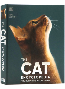 DK百科系列猫咪百科 英文原版 The Cat Encyclopedia 宠物图解百科全书 进口图书全彩精装大开本 爱猫人士书籍视觉指南