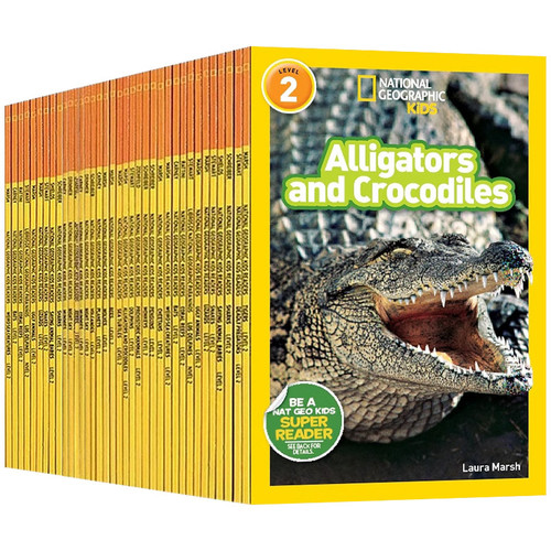 美国国家地理二阶段35册 分级阅读英文原版 National Geographic Kids level 2 人文动物 全彩版儿童百科书Readers进口英语童书