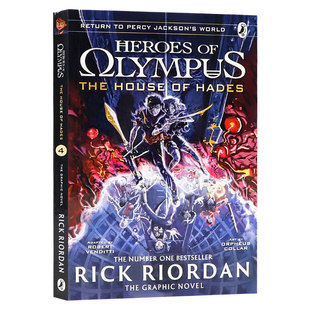 Novel 史诗级剧情 漫画 Hades House 英文原版 The 青少年奇幻冒险漫画书 奥林匹斯英雄系列漫画4 Graphic 决战冥王圣殿