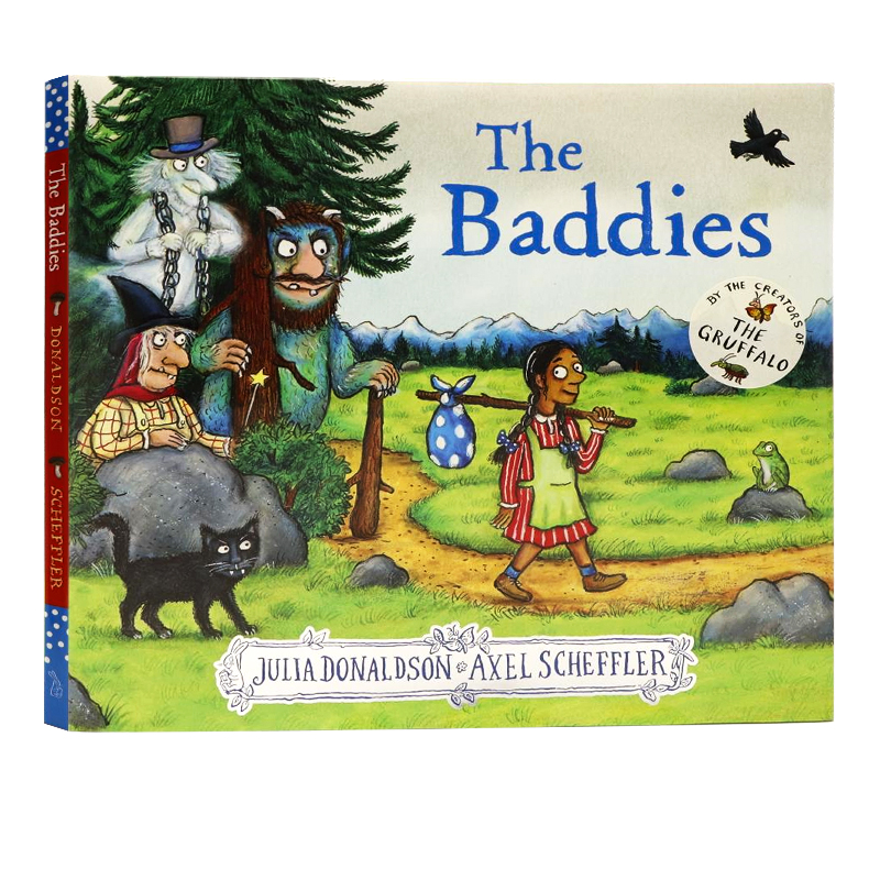 一帮坏分子朱莉娅唐纳森 The Baddies 咕噜牛作者Julia Donaldson英文原版绘本 幽默的故事绘本精装启蒙认知图画故事书 亲子共读