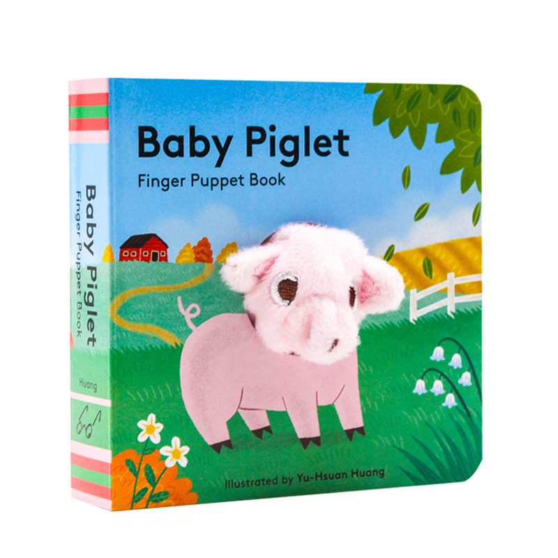猪宝宝 手指偶书 英文原版绘本 Piglet Finger Puppet Book 小手掌书纸板书儿童英语启蒙认知图画故事书宝宝玩具书 0-3-6岁,书籍/杂志/报纸,儿童读物原版书,淘宝优惠券,粉丝福利购,淘宝优惠卷