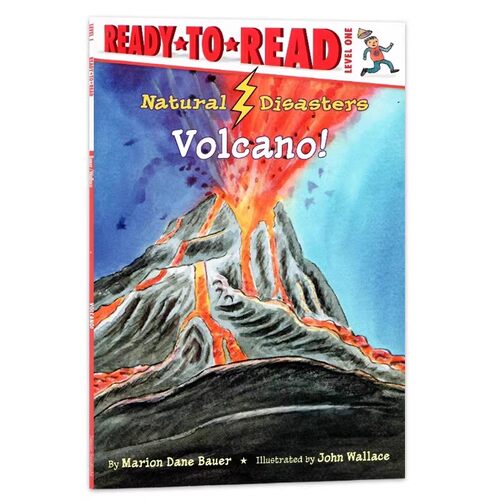 火山 英文原版  Volcano Ready to Read Level 1(Natural Disasters)准备阅读1级 自然灾害 儿童科普绘本 Marion Dane Bauer