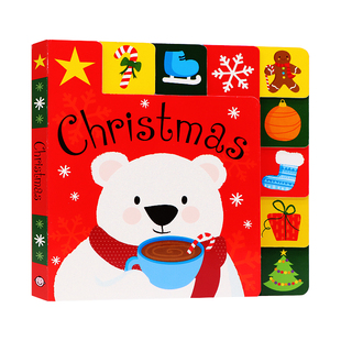 the Priddy普里迪 圣诞节 Lift 纸板书儿童亲子教育家庭情感养成 Roger Christmas亲子情绪启蒙故事绘本 英文原版 Tab