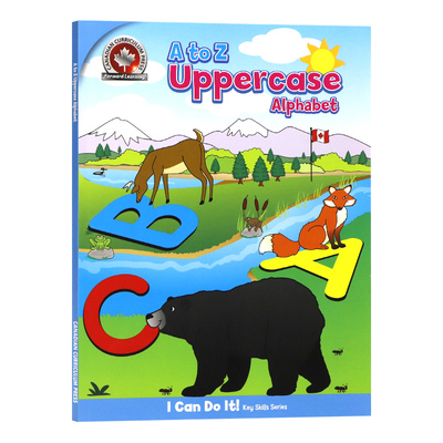 大写字母A到Z练习册英文原版