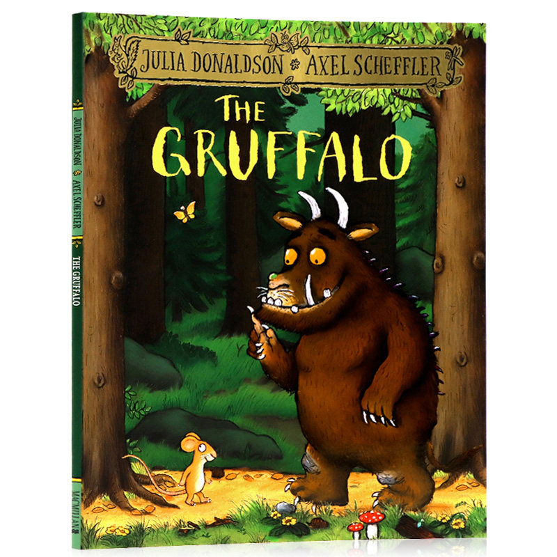 进口英文原版绘本 the gruffalo 咕噜牛 儿童英语启蒙寓言故事书 亲子