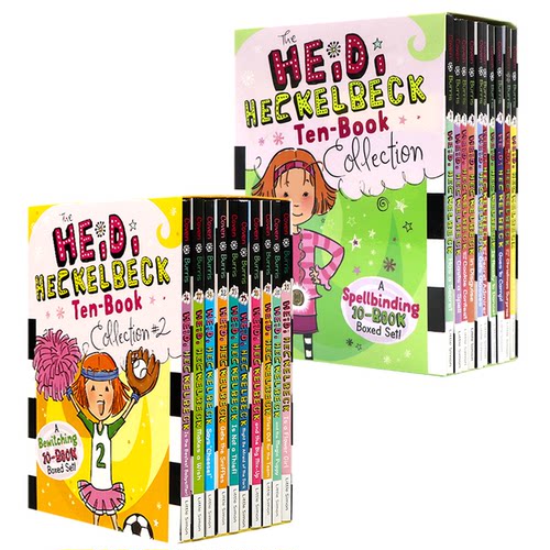 小女巫海蒂 1-20册盒装 英文原版小说 The Heidi Heckelbeck Ten Book Collection 儿童校园故事幽默逗趣 Wanda Coven 桥梁章节书