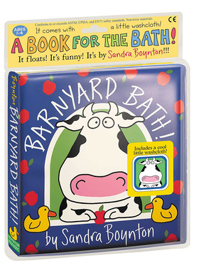洗澡书 农场浴室 英文原版绘本 Barnyard Bath! 桑德拉博因顿Sandra Boynton儿童图画故事书0-3岁防水书Boynton Bookworks