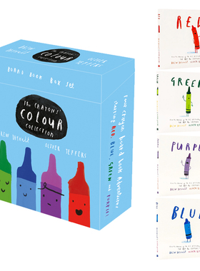 蜡笔的色彩大集合Oliver Jeffers奥利弗杰夫斯 英文原版绘本The Crayons' Colour Collection 宝宝早教色彩认知纸板书 英语启蒙