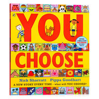 You Choose Extraordinary Imagination Puzzle Book, Original English picture Book by Famous author Nick Sharratt, Paperback large format, Early Childhood English education and enlightenment by Wu Minlan, Alphabet Ice Cream letters thumbnail 3