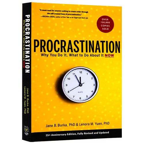 拖延心理学 Procrastination 你为什么这么做 现在怎么办 英文原版 实现目标的实用方法 复杂心理问题 减少因拖延带来的焦虑和压力