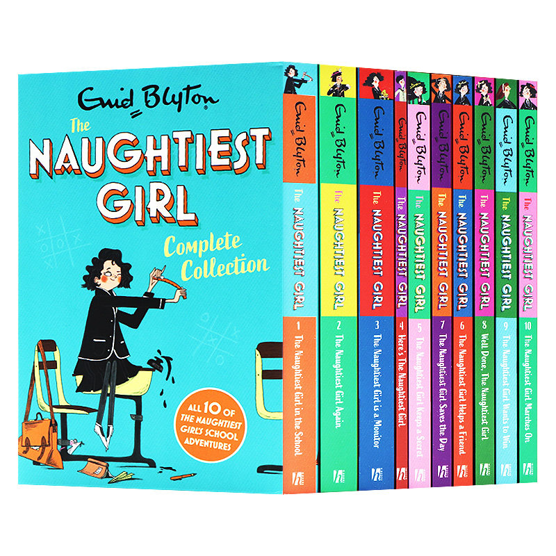淘气女生10册完整集合英文原版