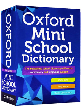 2023年新版 牛津迷你学校词典 Oxford Mini School Dictionary 英文原版进口 学生英语工具书 提高词汇量 小型易携带牛津大学出版