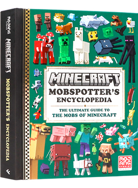 我的世界 生物百科终极指南 英文原版 Minecraft Mobspotter's Encyclopedia 怪物观察科普 MC游戏周边书 玩家必备攻略书 精装