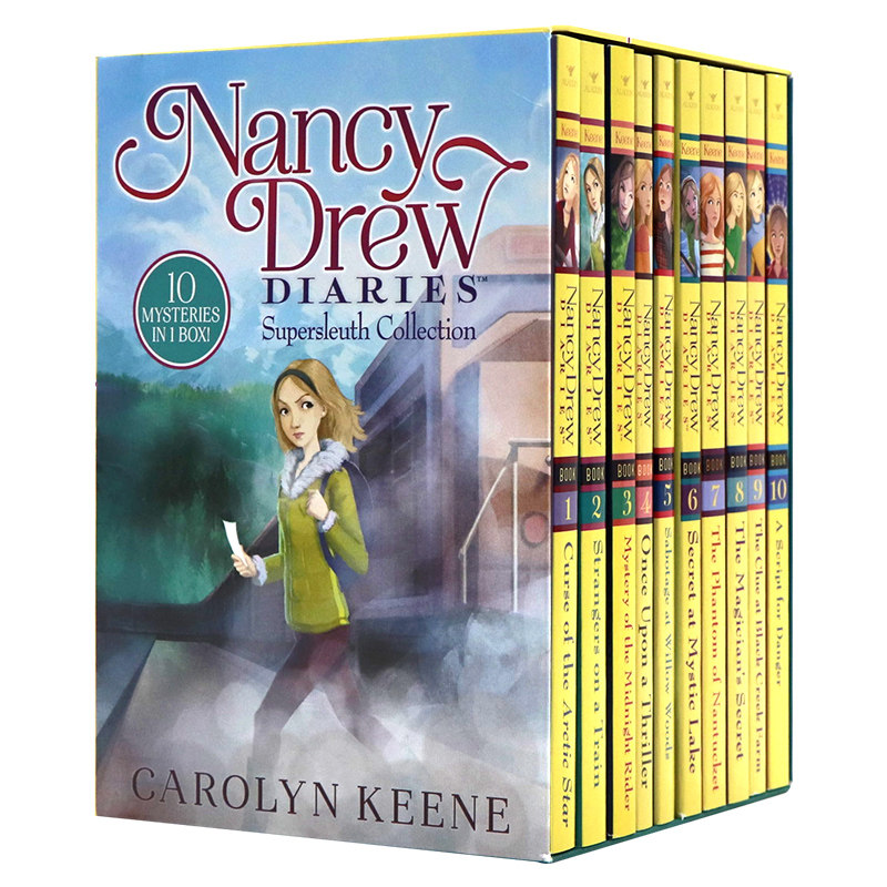 南希德鲁日记10册盒装 英文原版小说 Nancy Drew Diaries Supersleuth Collection 神探南希原著儿童文学经典侦探小说解谜探案益智,书籍/杂志/报纸,儿童读物原版书,淘宝优惠券,粉丝福利购,淘宝优惠卷