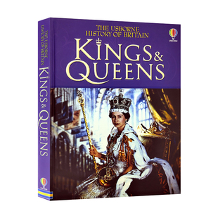 Usborne出品 英国国王和王后的历史 英文原版 History of Britain Kings and Queens精装收藏版插图 中小学生英国历史科普百科全书