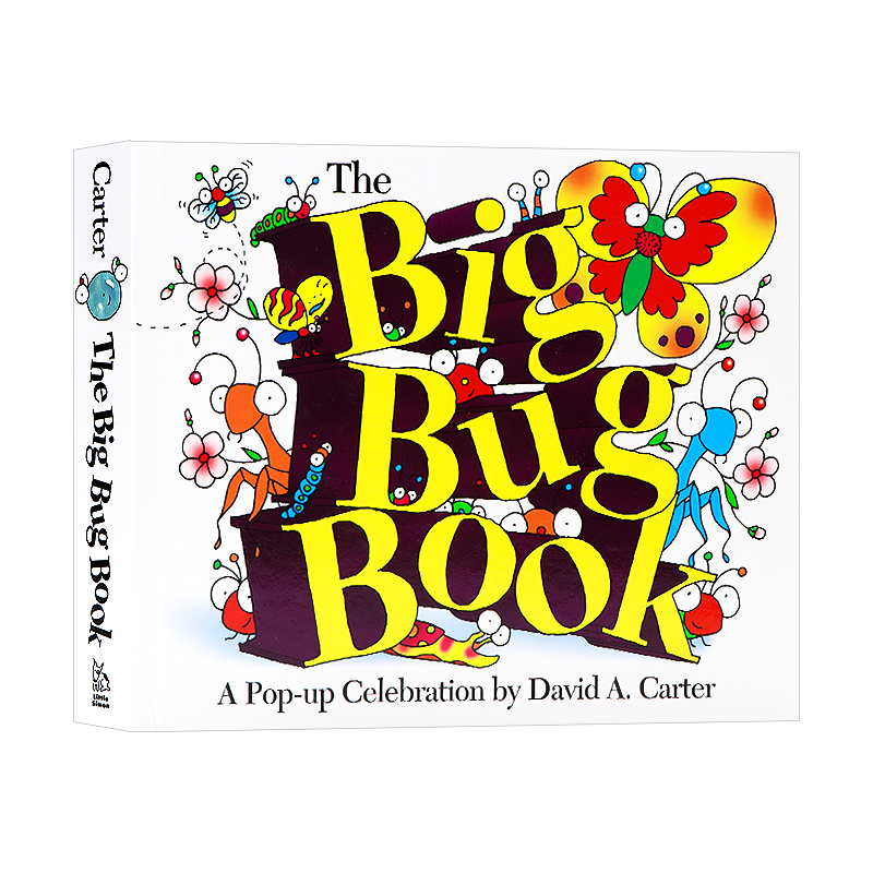 大虫子大飞虫 立体书 The Big Bug Book 英文原版 昆虫主题 幼儿童趣味读物 亲子阅读必备 进口英语原版书籍 David A. Carter