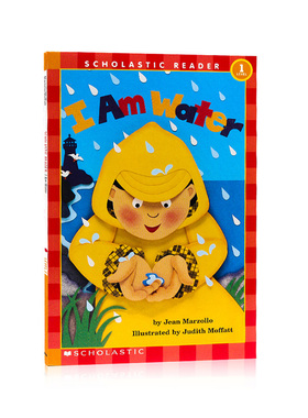 进口英文原版正版 I Am Water 我是水 Scholastic Reader L1 学乐分级科普阅读绘本图画书 儿童英语科普读物 廖彩杏书单