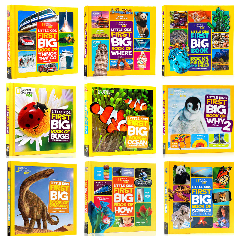 190元3件美国国家地理精装儿童百科 National Geographic Little Kids First Big Book of Weather/Space英文原版科普读物全彩-封面