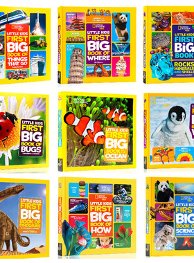 100元2件 美国国家地理精装儿童百科 National Geographic Little Kids First Big Book of Weather/Space 英文原版科普读物全彩