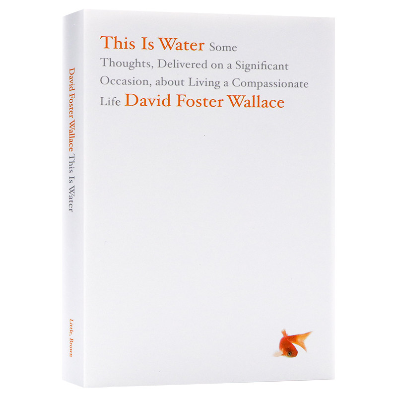 生命中简单又困难的事 This Is Water 英文原版大卫福斯特华莱士 David Foster Wallace 了解大卫是如何成为他那样的人