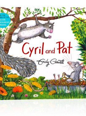 西里尔和帕特 英文原版绘本 Cyril and Pat 获奖名家 Emily Gravett 埃米莉格雷维特 儿童友谊友情交友启蒙认知图画故事书平装大开