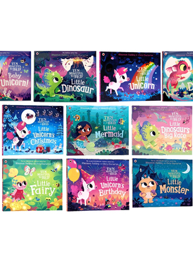 Ten Minutes to Bed 睡前十分钟小独角兽绘本 10册全集 英文原版绘本 Little Unicorns Birthday 儿童英语启蒙温馨亲子睡前读物